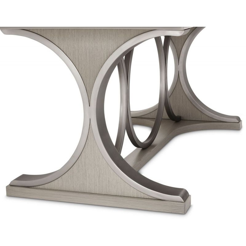 AICO Eclipse Oval Dining Table in Moonlight - Luxury Home Furniture (MI)