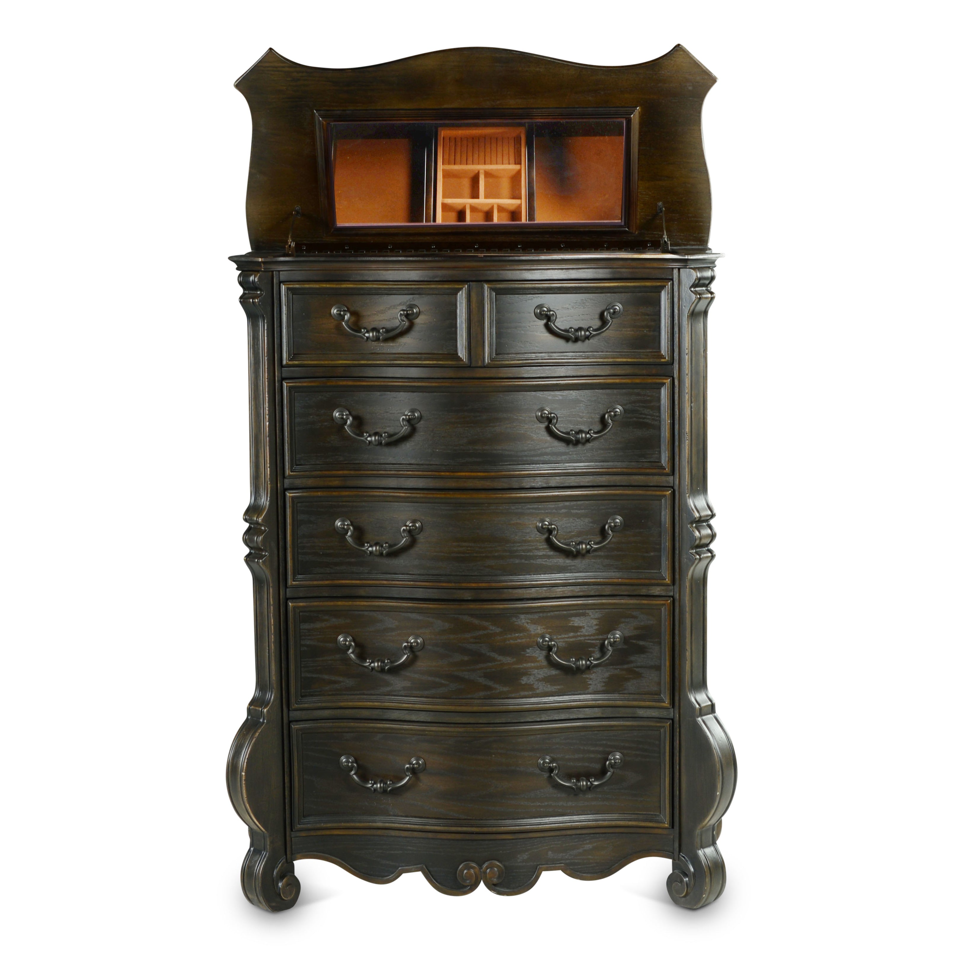 Steve Silver Rhapsody 6 Drawer Chest in Molasses - Luxury Home Furniture (MI)