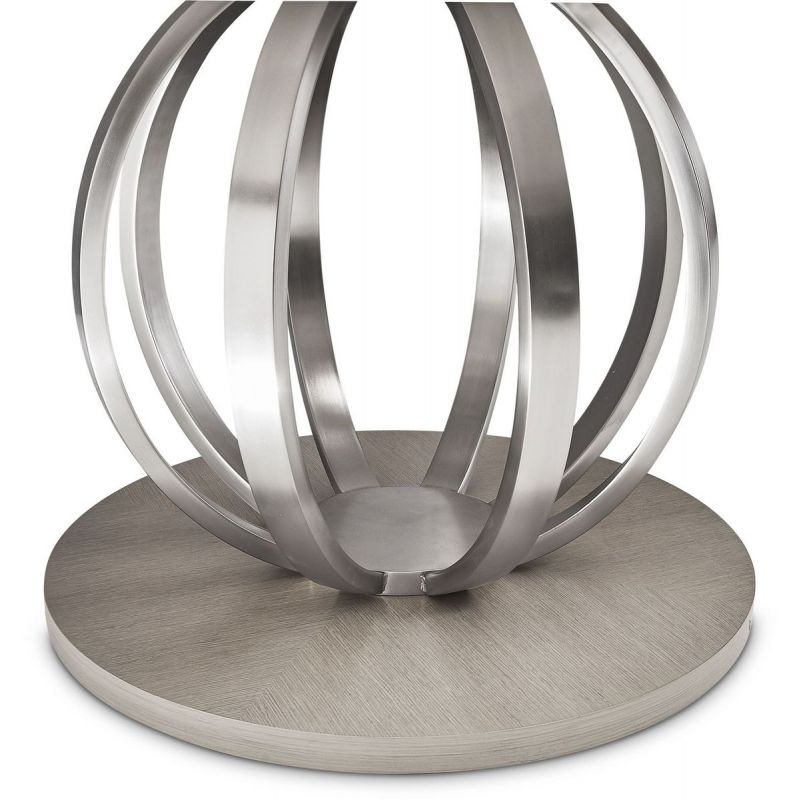 AICO Eclipse Round Dining Table in Moonlight - Luxury Home Furniture (MI)