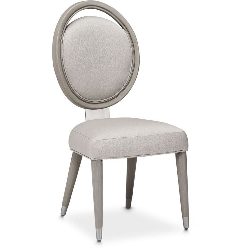 AICO Eclipse Side Chair (Set of 2) in Moonlight - Luxury Home Furniture (MI)