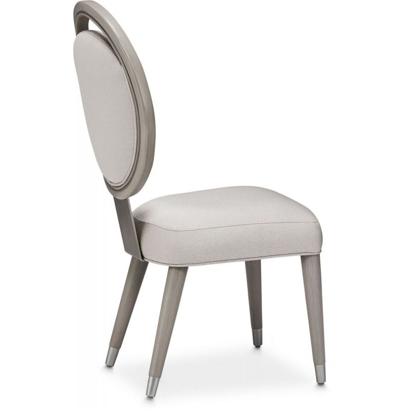 AICO Eclipse Side Chair (Set of 2) in Moonlight - Luxury Home Furniture (MI)