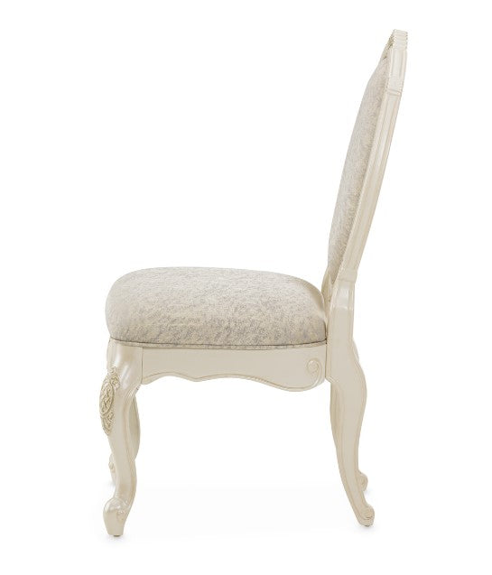 AICO Lavelle Side Chair in Classic Pearl (Set of 2) - Luxury Home Furniture (MI)