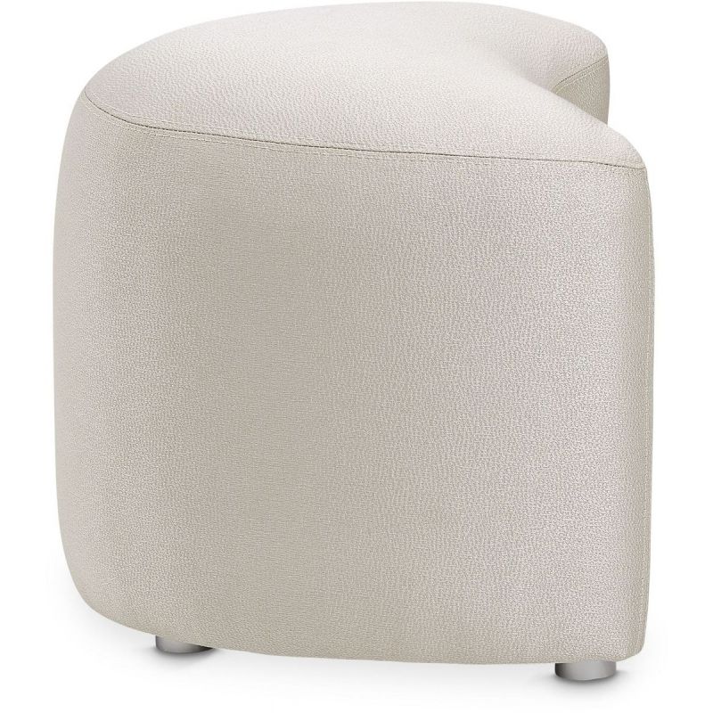 AICO Eclipse Vanity Stool in Moonlight - Luxury Home Furniture (MI)