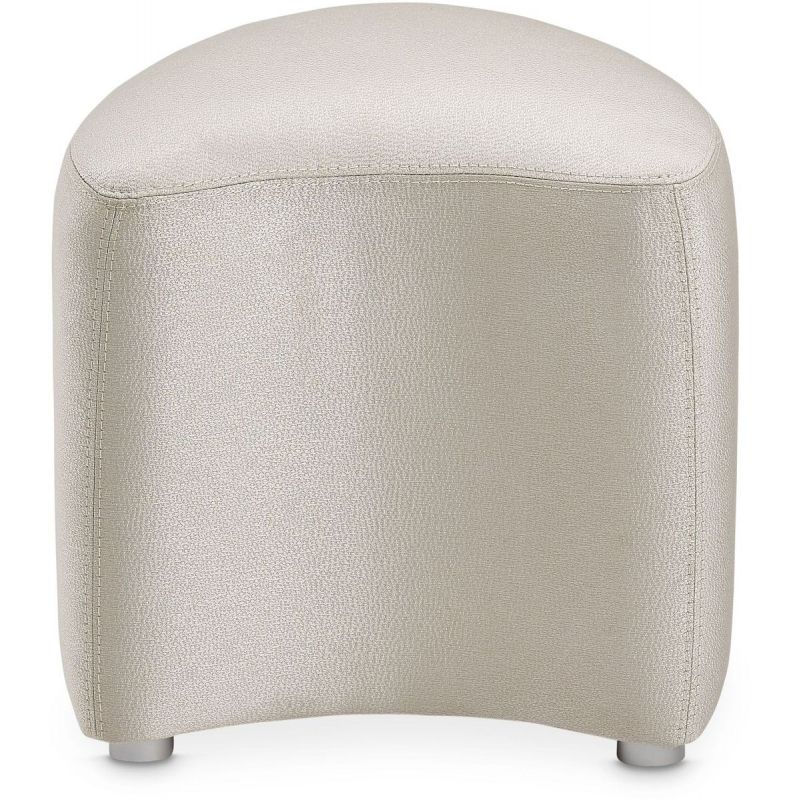 AICO Eclipse Vanity Stool in Moonlight - Luxury Home Furniture (MI)