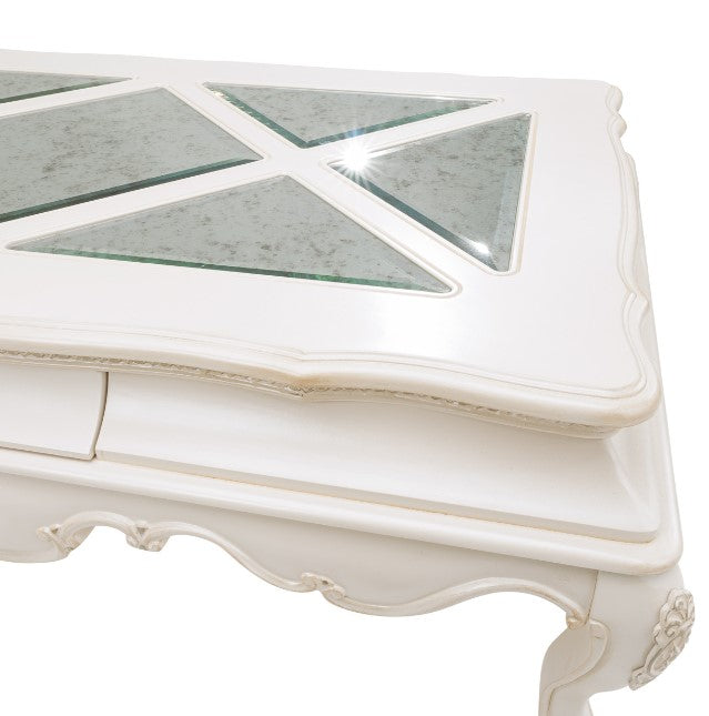 AICO Lavelle Rectangular Cocktail Table in Classic Pearl - Luxury Home Furniture (MI)