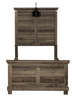 Liberty Furniture Lakeside Haven Twin Panel Bed in Brownstone - Luxury Home Furniture (MI)