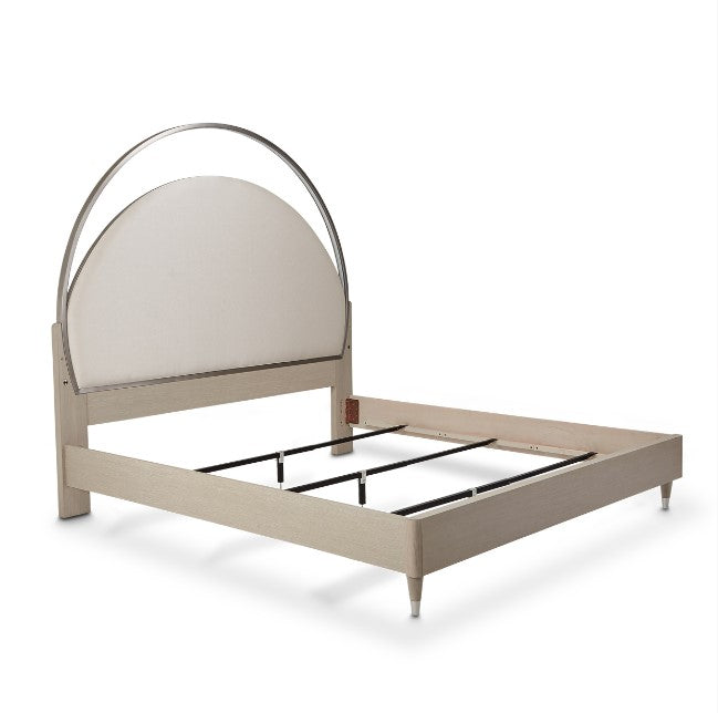 AICO Eclipse Queen Upholstered Bed in Moonlight - Luxury Home Furniture (MI)