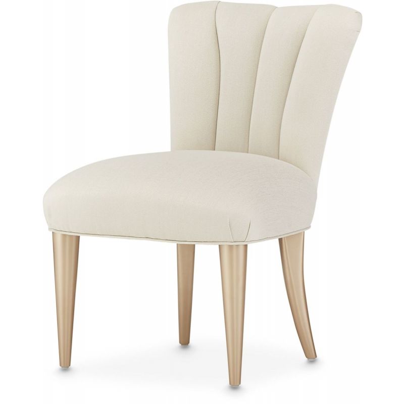 AICO La Rachelle Vanity Chair in Medium Champagne - Luxury Home Furniture (MI)