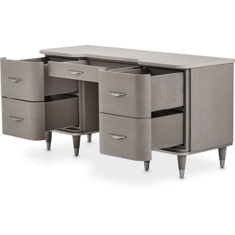 AICO Eclipse Vanity/Writing Desk in Moonlight - Luxury Home Furniture (MI)