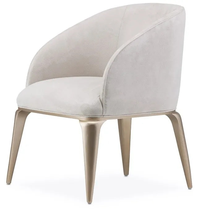 AICO Malibu Crest Vanity Chair in Chardonnay - Luxury Home Furniture (MI)
