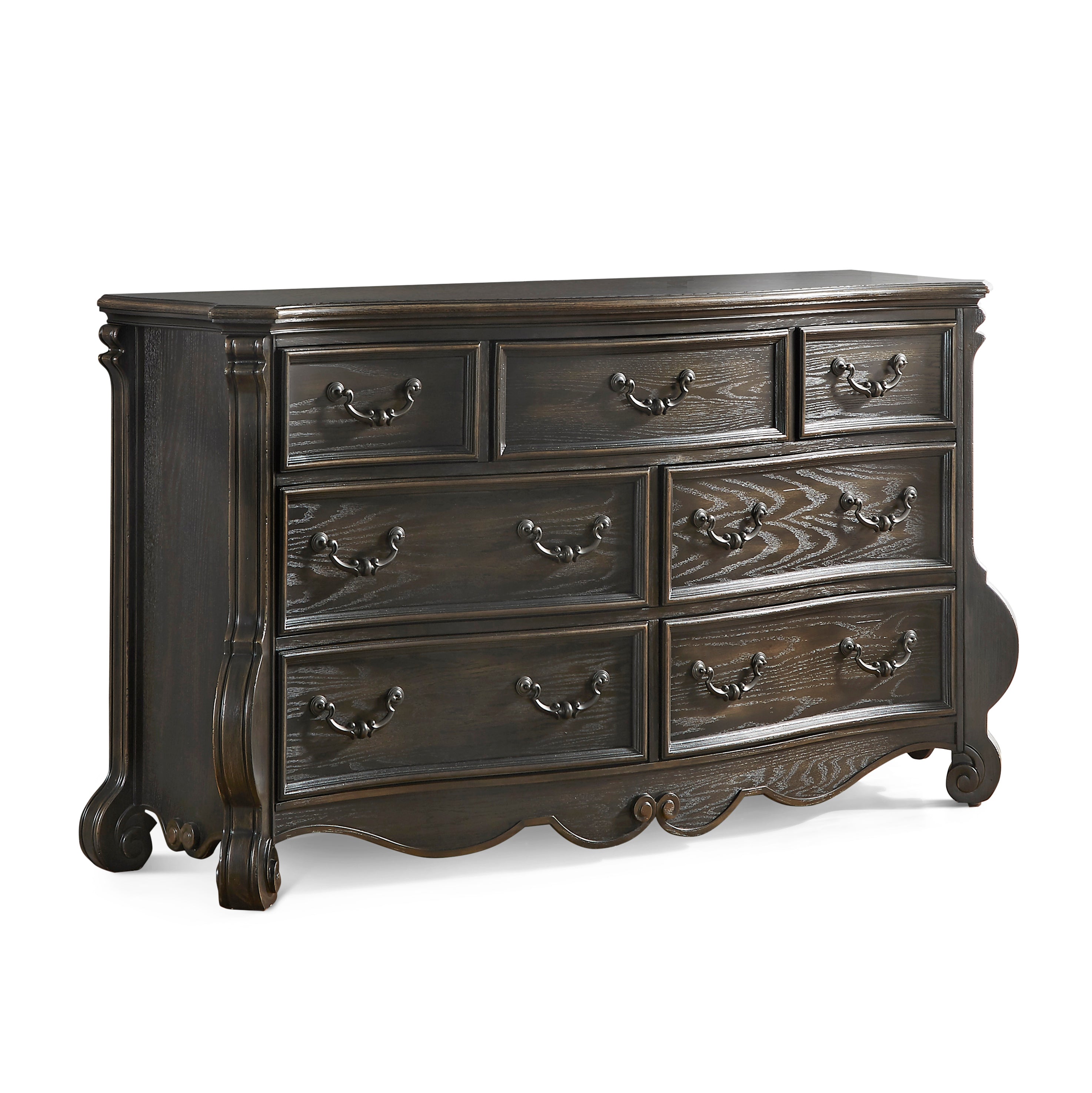 Steve Silver Rhapsody 7 Drawer Dresser in Molasses - Luxury Home Furniture (MI)