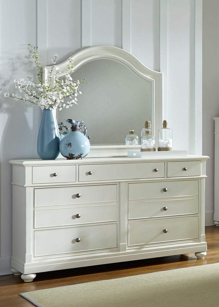 Liberty Furniture Harbor View II 7 Drawer Dresser in Linen through 9/15 - Luxury Home Furniture (MI)