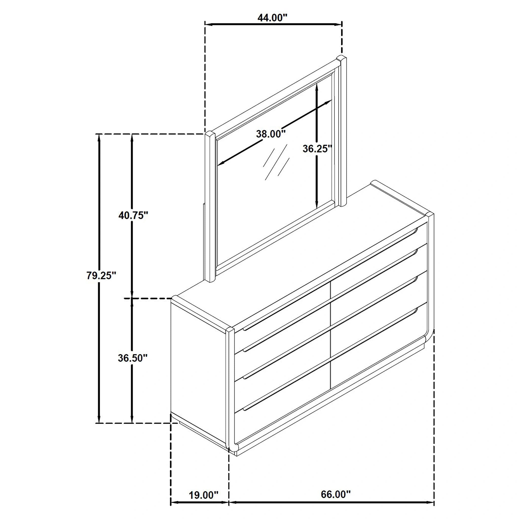 Leandro Dresser with Mirror