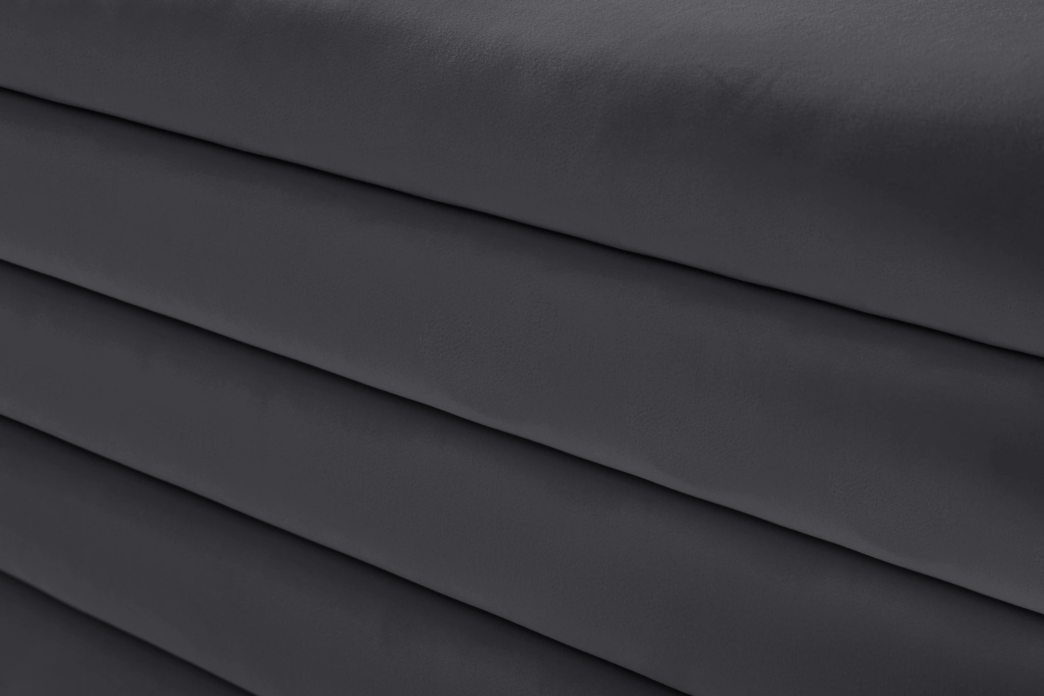 Lorenzo Grey Velvet Ottoman