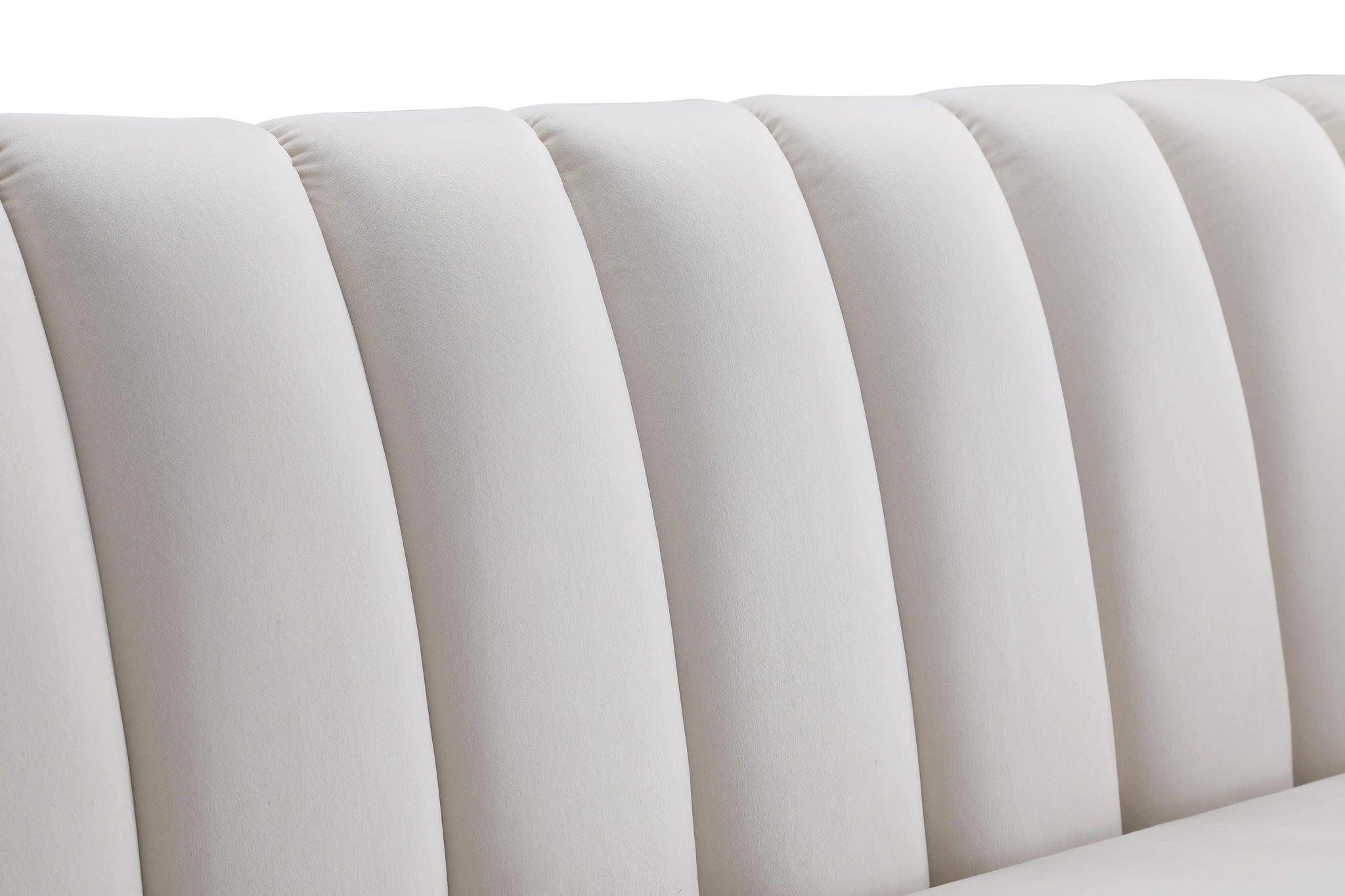 Dixie Cream Velvet Sofa
