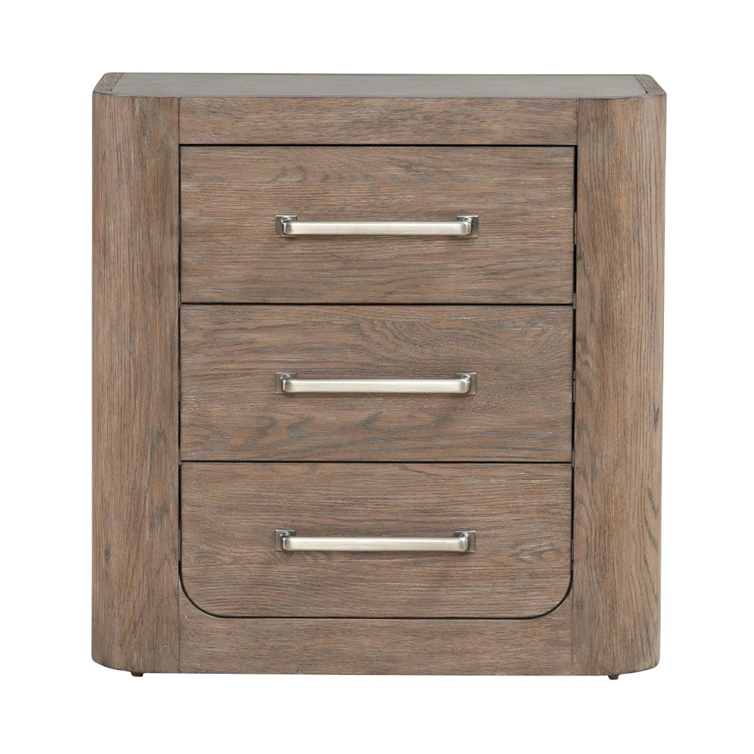 South Bend Nightstand w/ Charging Station in Burnished Clay image