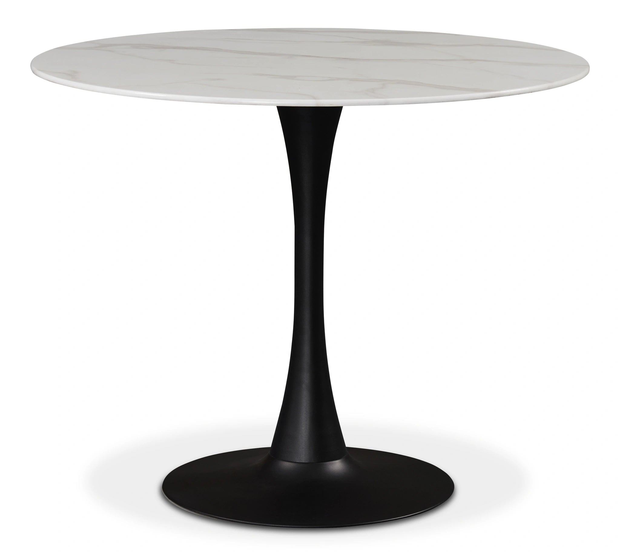 Tulip Matte Black Dining Table (3 Boxes)