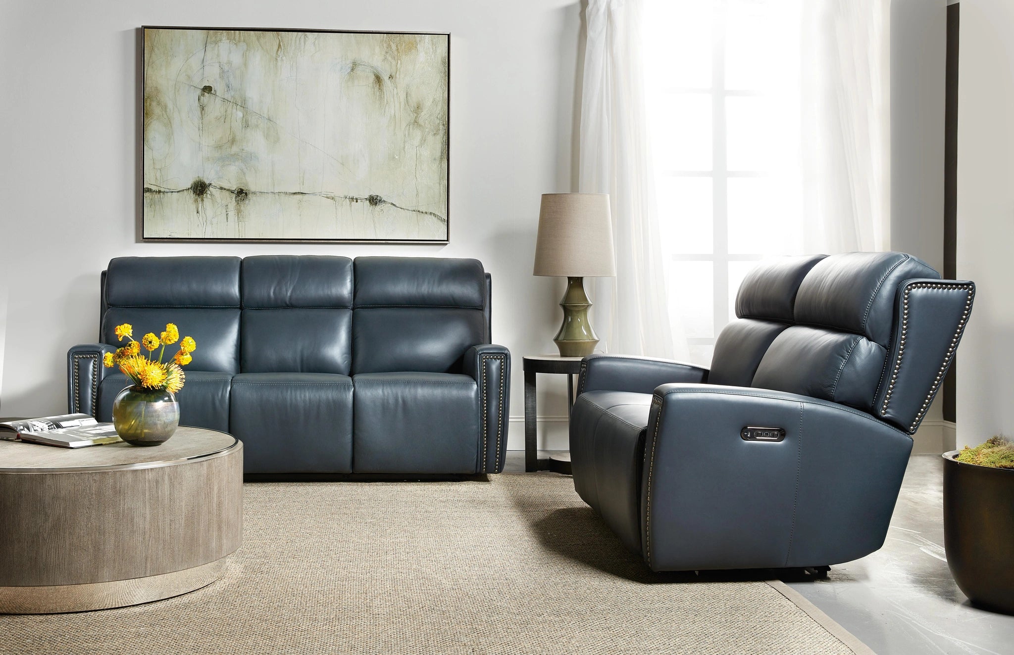 Ruthe ZeroG Power Sofa w/PH & Hidden Console - SS704-PHZ3C-049