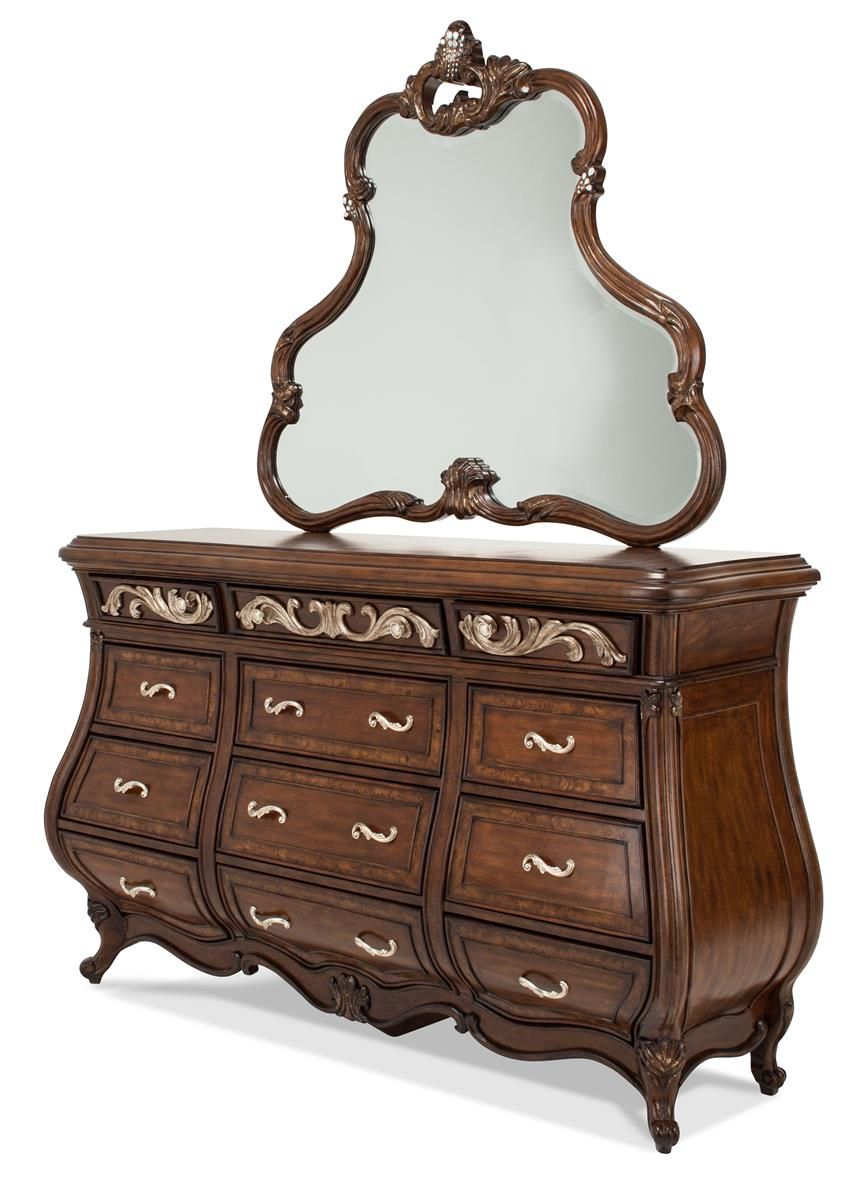 Aico Platine de Royale Dresser in Light Espresso