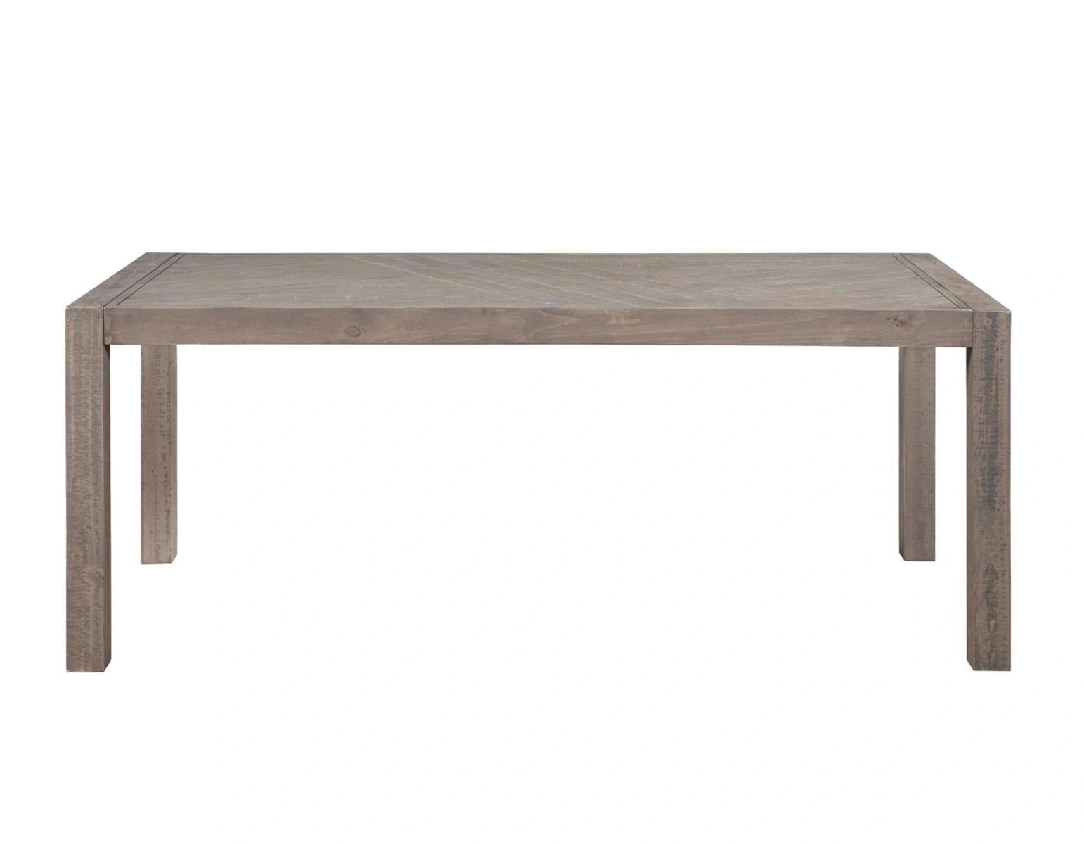 Steve Silver Auckland Reclaimed Wood Dining Table in Weathered Grey