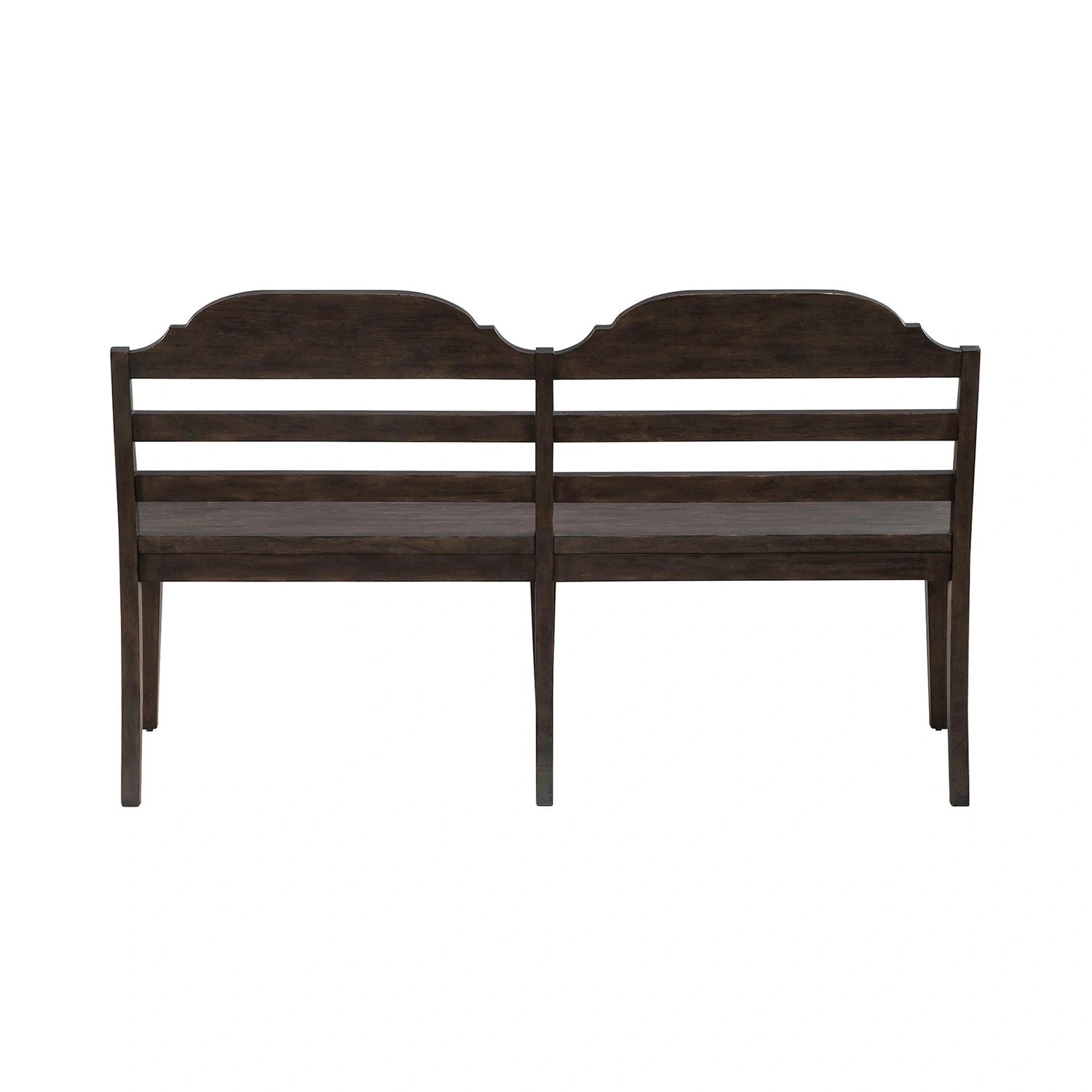 Paradise Valley Ladder Back Bench in Saddle Brown image