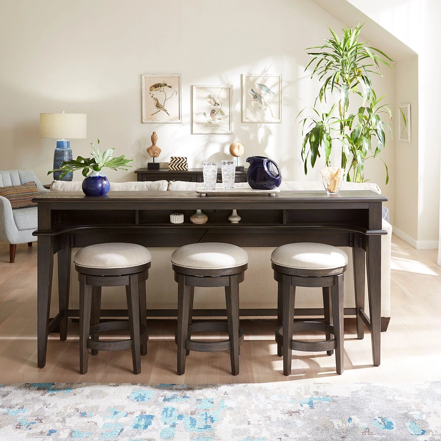 Mill Creek Console Bar Table in Peppercorn image