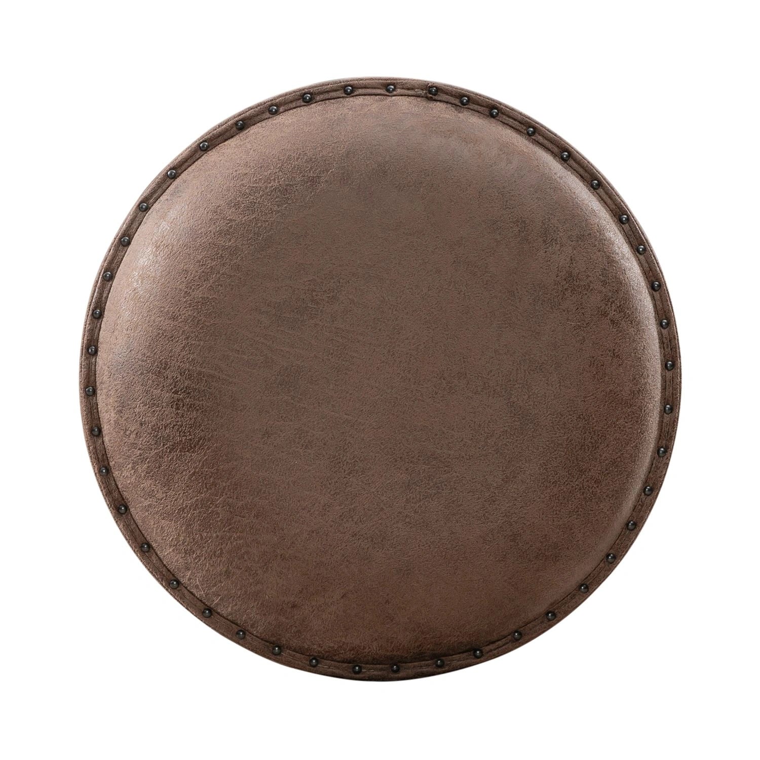 Paradise Valley Upholstered Console Stool (RTA) in Saddle Brown image