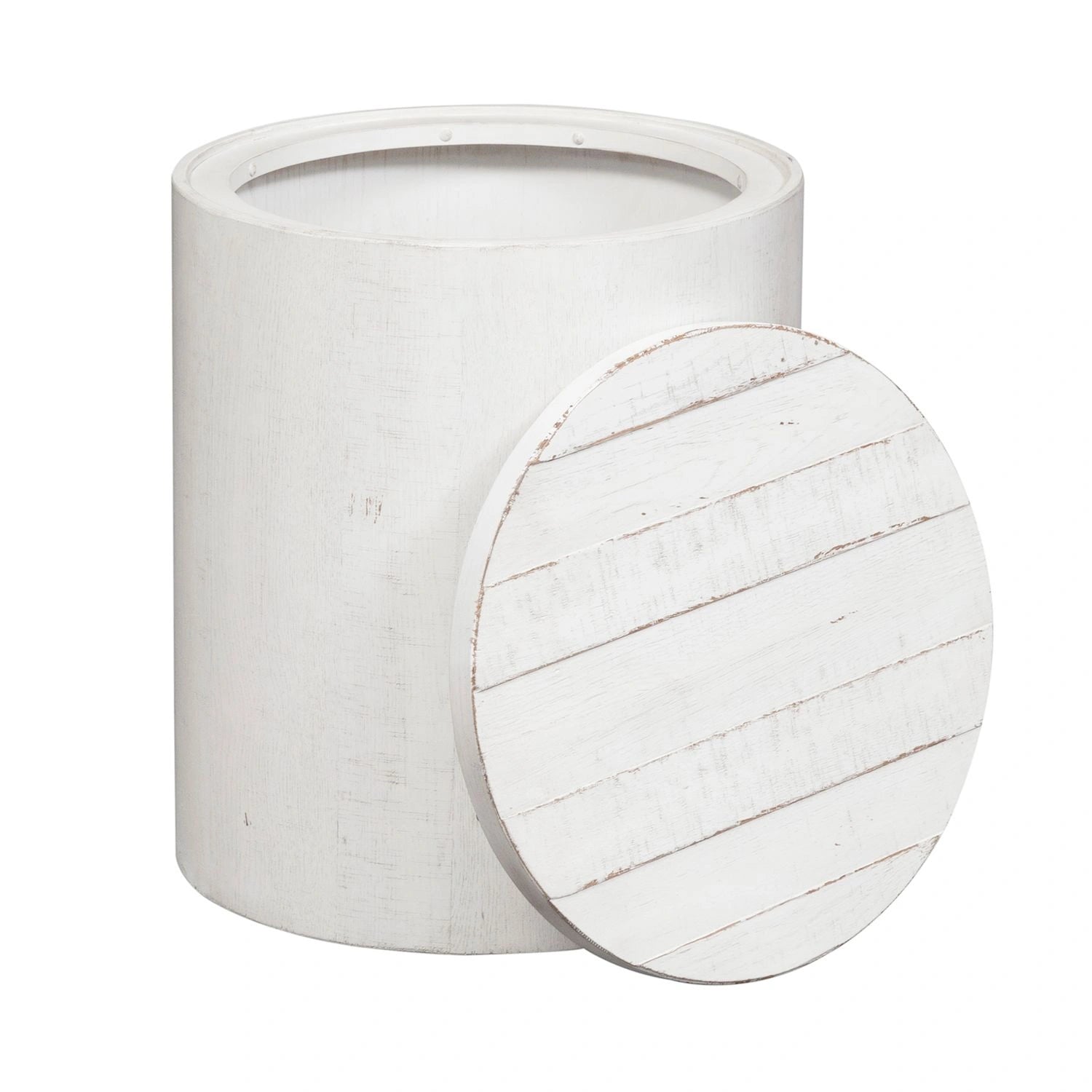 Modern Farmhouse Drum End Table image