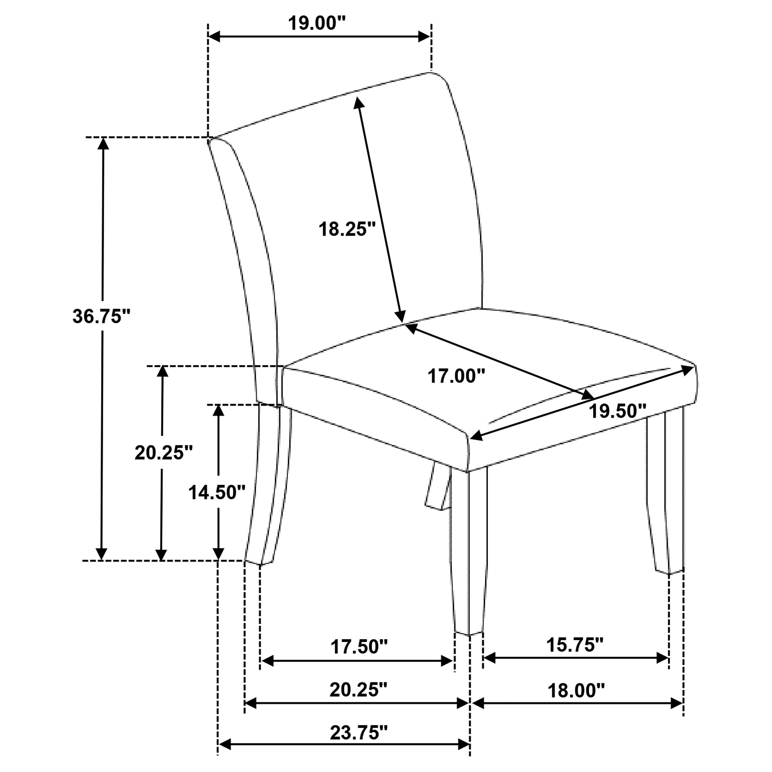 Cantley Side Chairs - Luxury Home Furniture (MI)