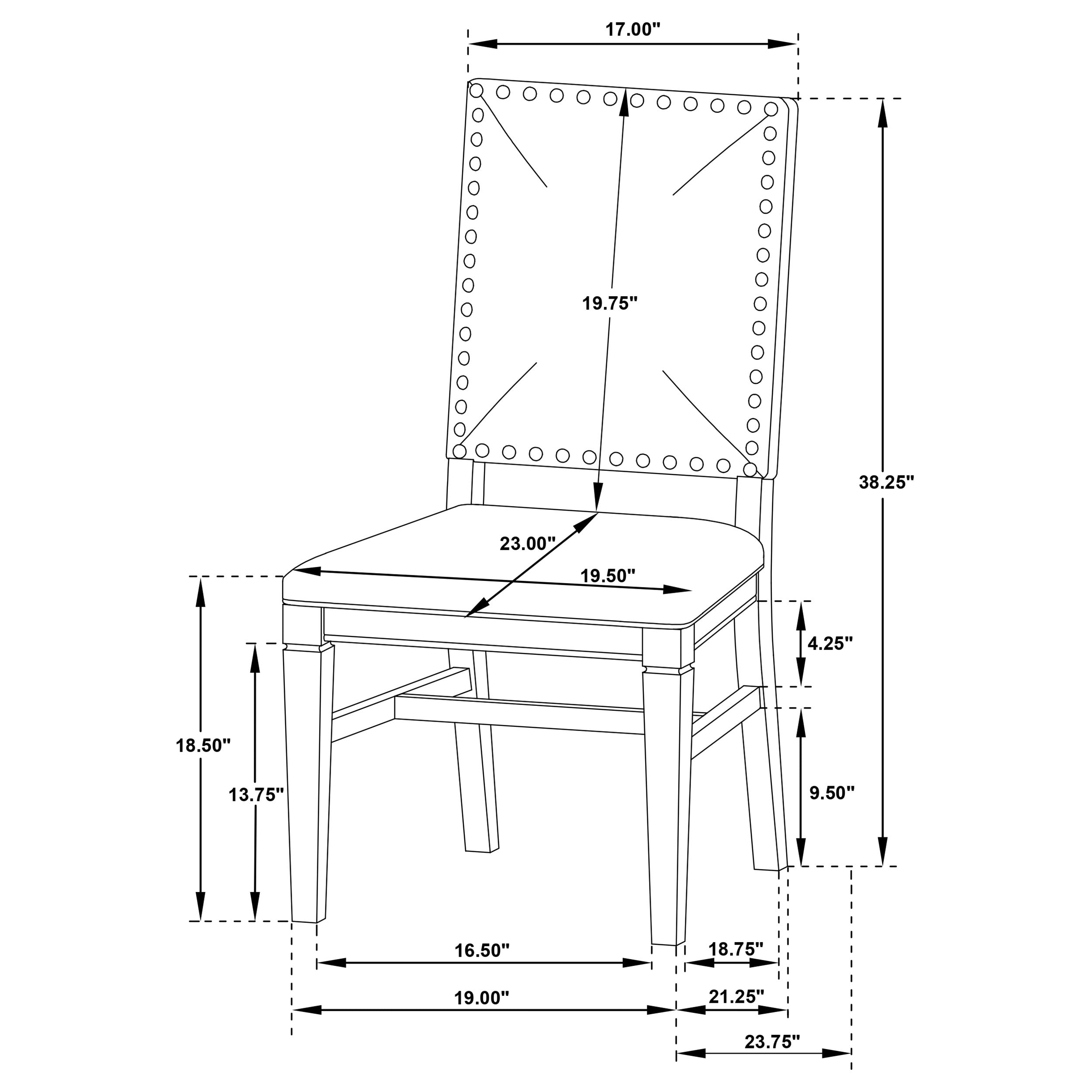 Middleton Side Chairs - Luxury Home Furniture (MI)
