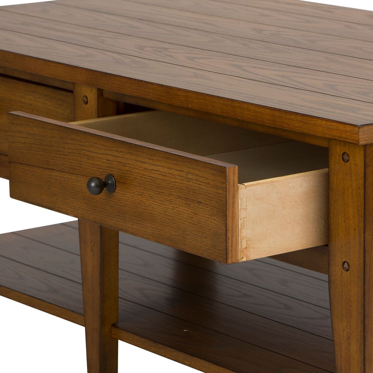 Liberty Furniture Lake House Cocktail Table in Oak - Luxury Home Furniture (MI)