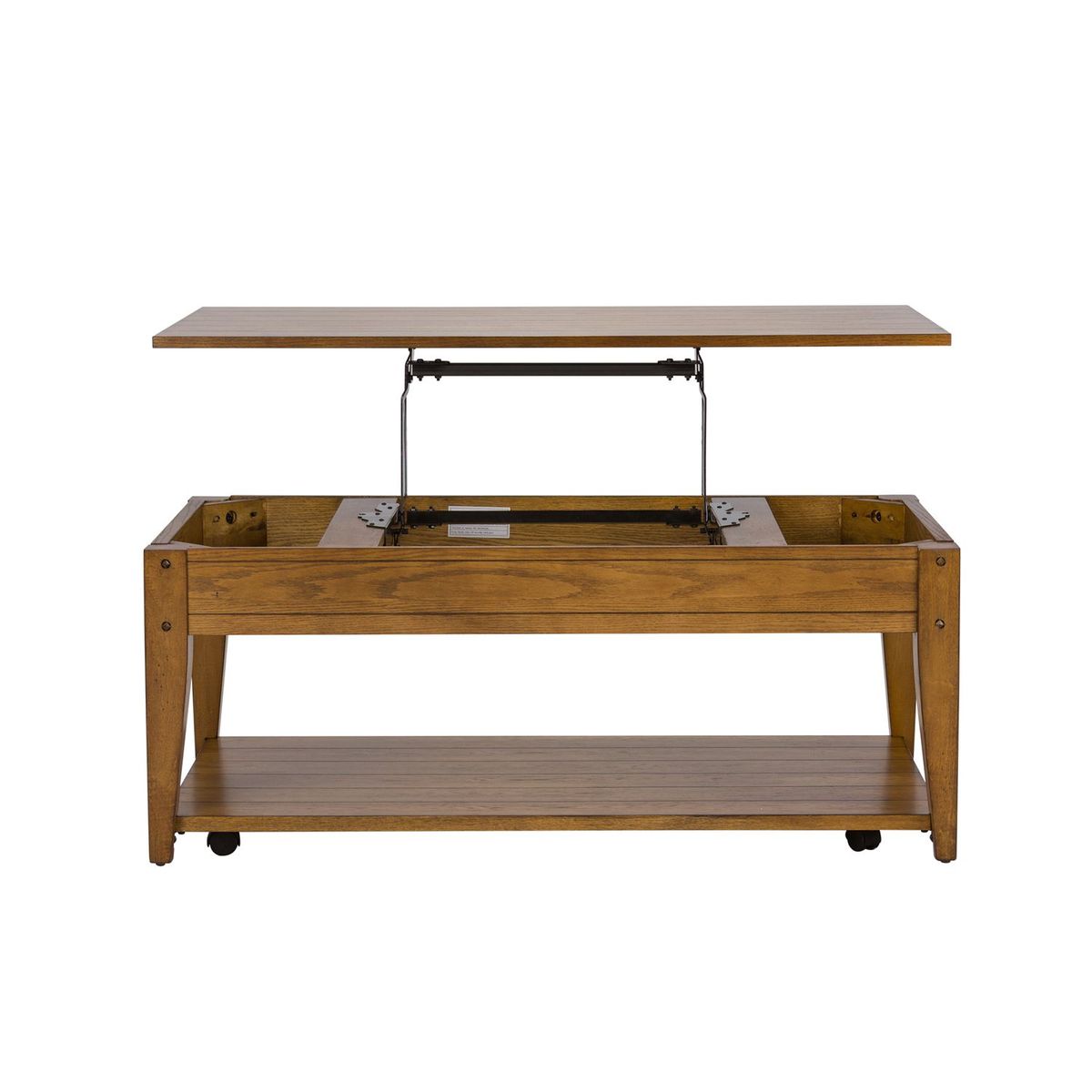 Liberty Furniture Lake House Lift Top Cocktail Table in Oak - Luxury Home Furniture (MI)