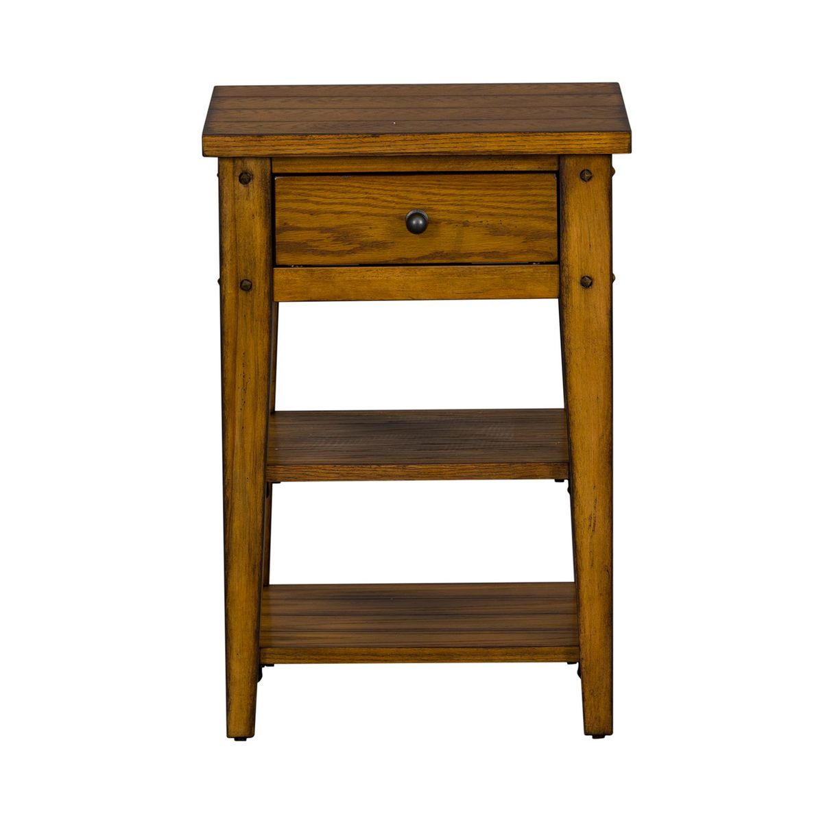 Liberty Furniture Lake House Chair Side Table in Oak image