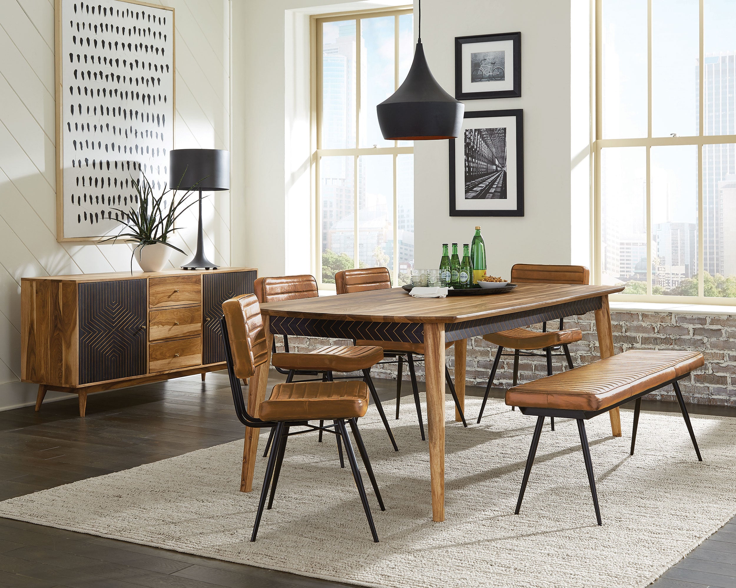 Partridge Rectangular Dining Set - Luxury Home Furniture (MI)
