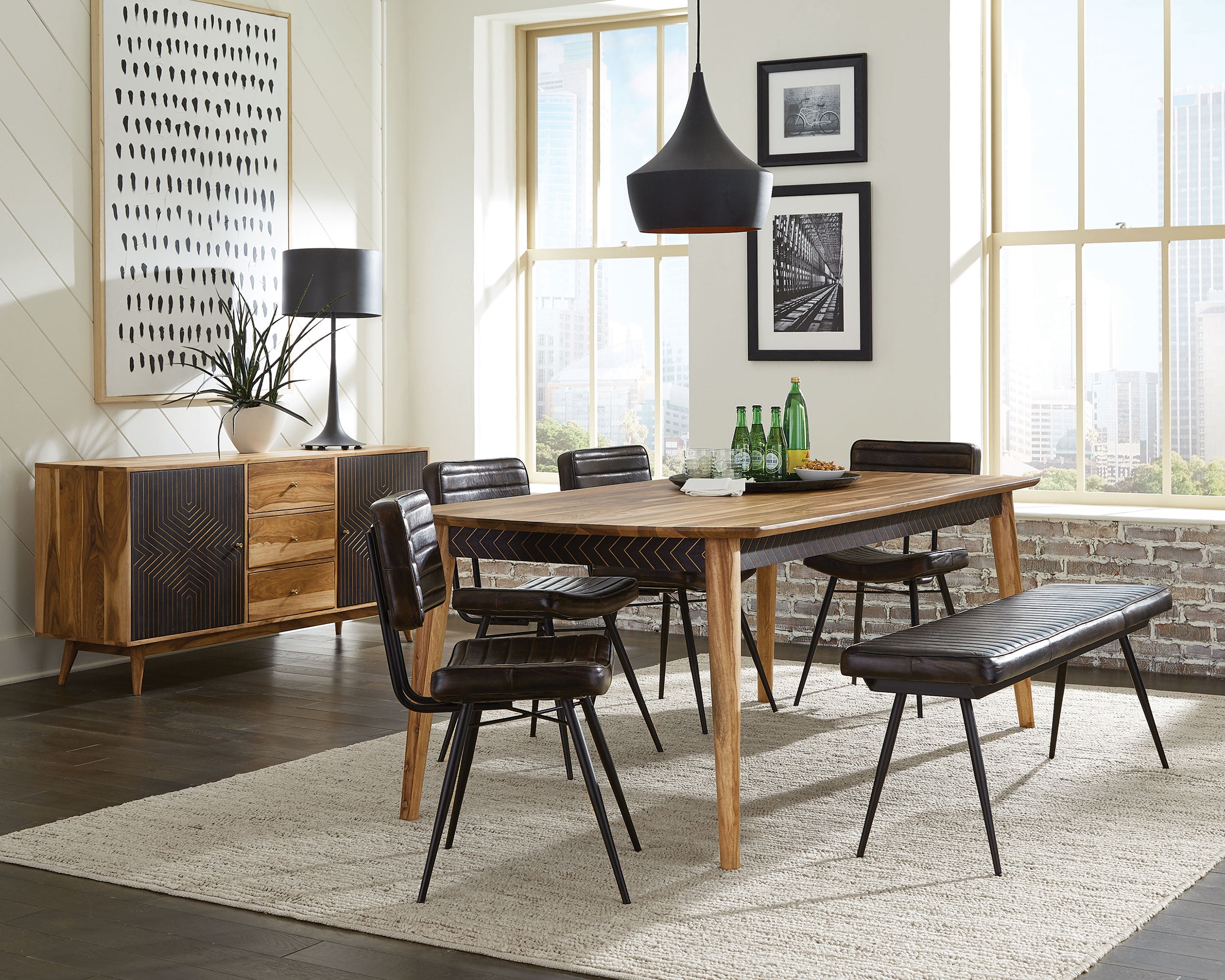 Partridge Rectangular Dining Set - Luxury Home Furniture (MI)