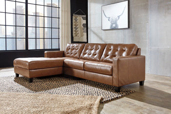 Baskove Sectional with Chaise - Luxury Home Furniture (MI)