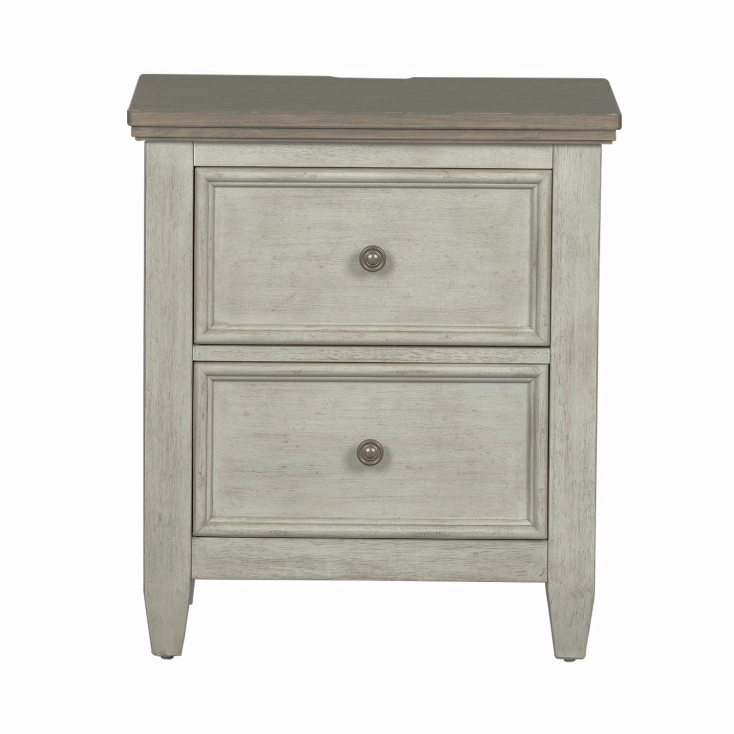 Heartland 2 Drawer Nightstand w/ Charging Station in Antique White image