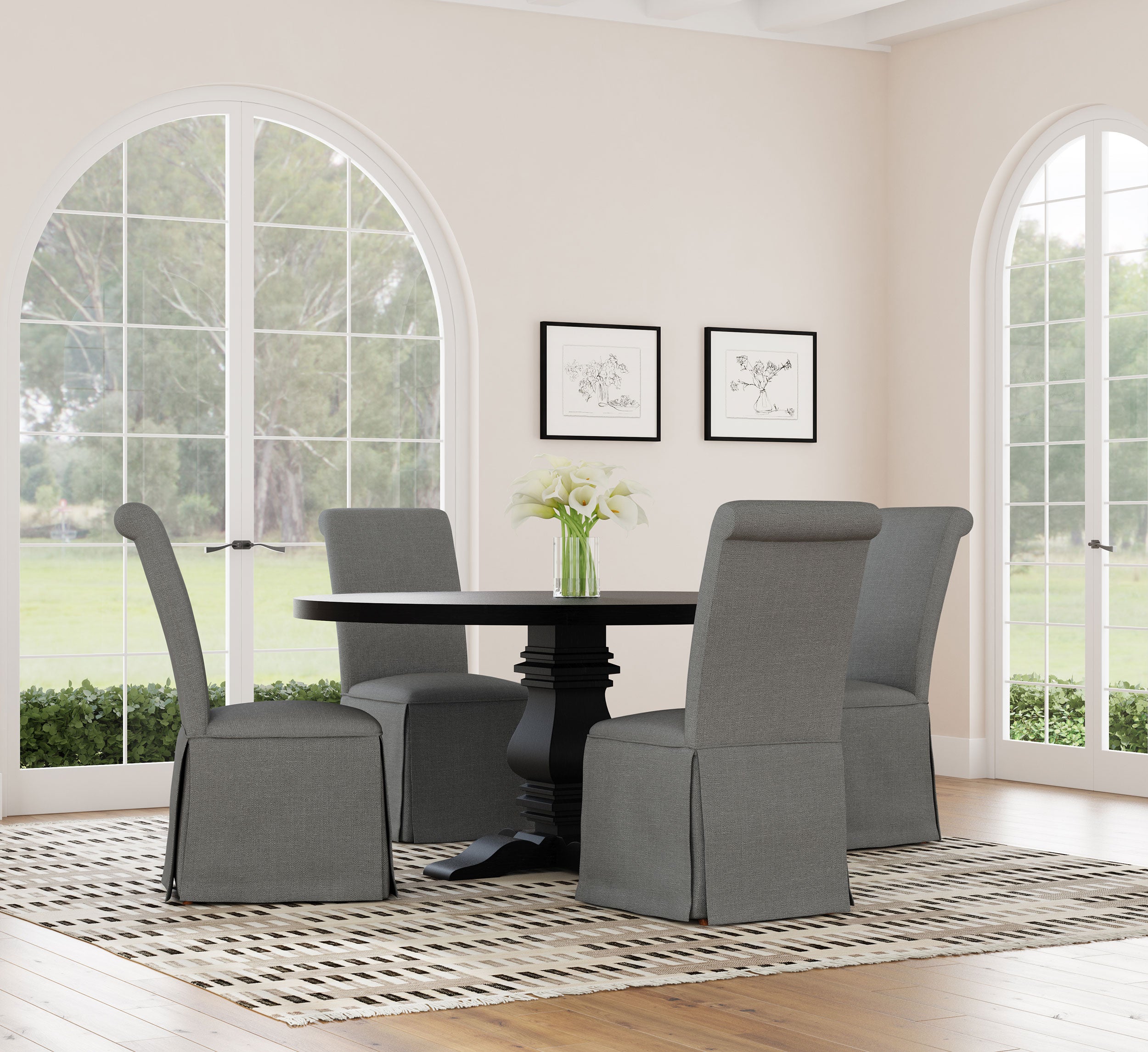 Florence Dining Tables Black - Luxury Home Furniture (MI)