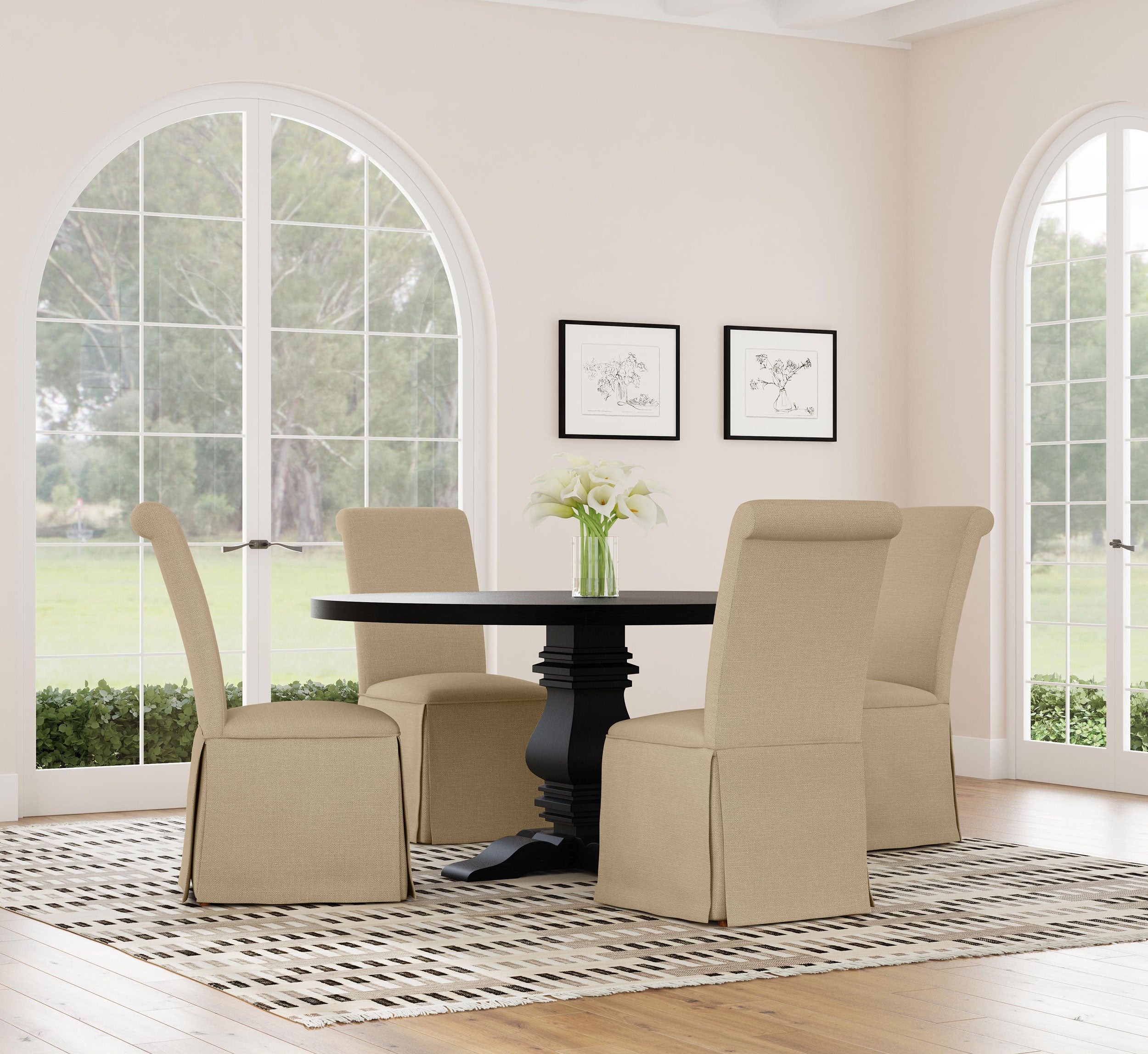 Florence Dining Tables Black - Luxury Home Furniture (MI)
