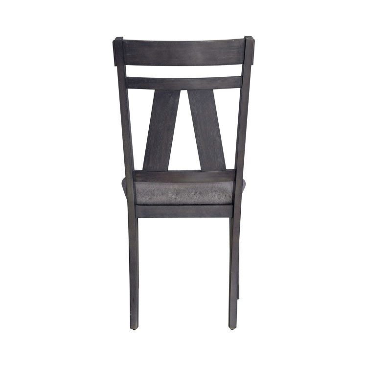 Liberty Furniture Lawson Splat Back Side Chair (Set of 2) in Weathered Gray - Luxury Home Furniture (MI)