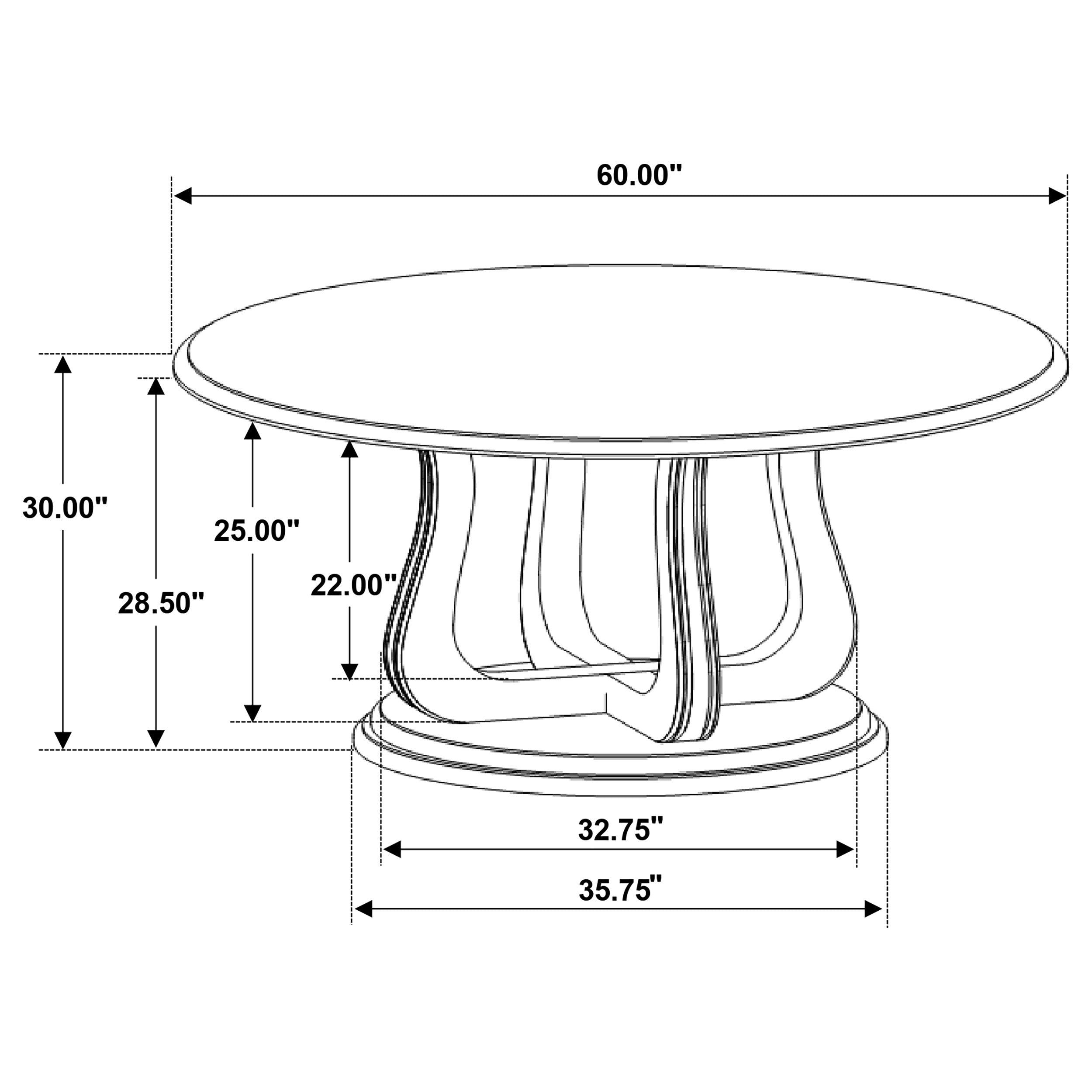 Trofello 5 Pc Dining Set