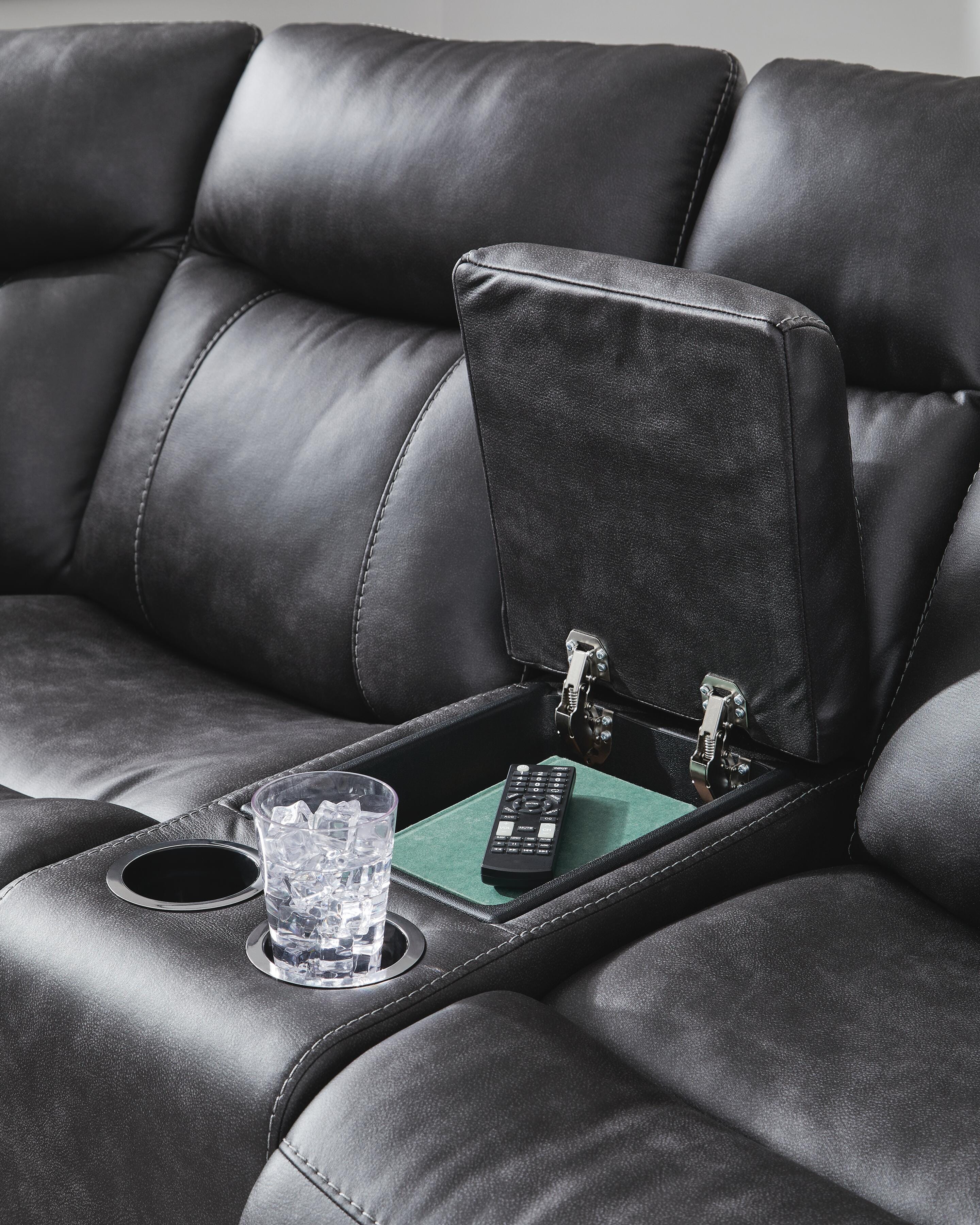 Sultan Meadow Reclining Sectional - Luxury Home Furniture (MI)