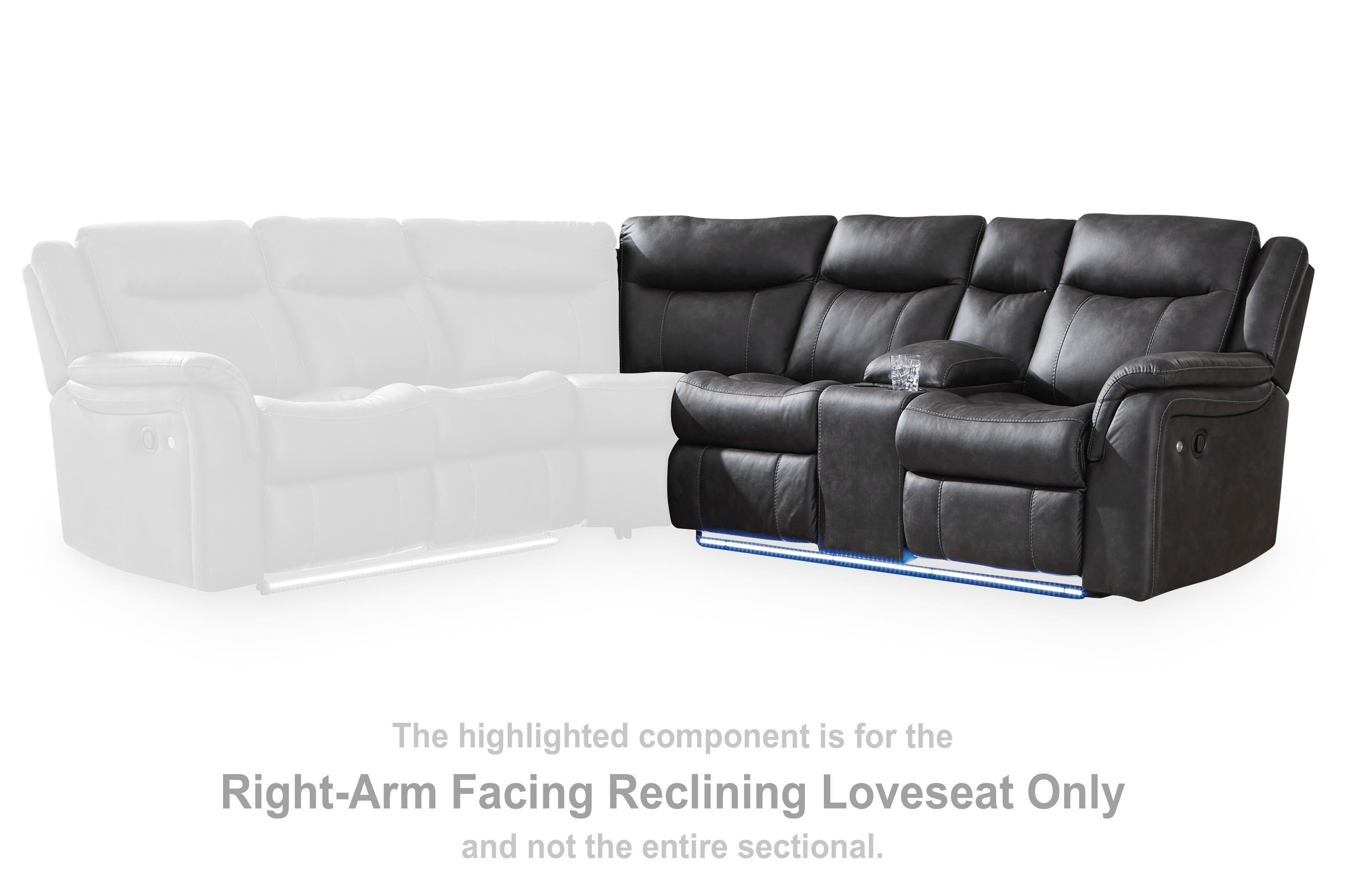 Sultan Meadow Reclining Sectional - Luxury Home Furniture (MI)