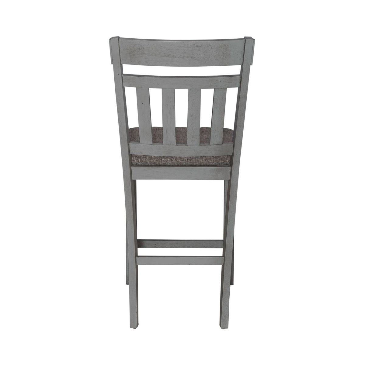 Liberty Furniture Newport Splat Back Counter Chair (Set of 2) in Smokey Grey - Luxury Home Furniture (MI)