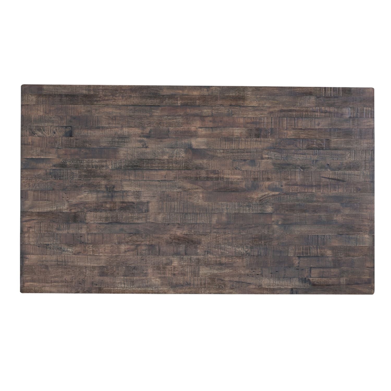 Farmhouse Gathering Table in White/Oak - Luxury Home Furniture (MI)