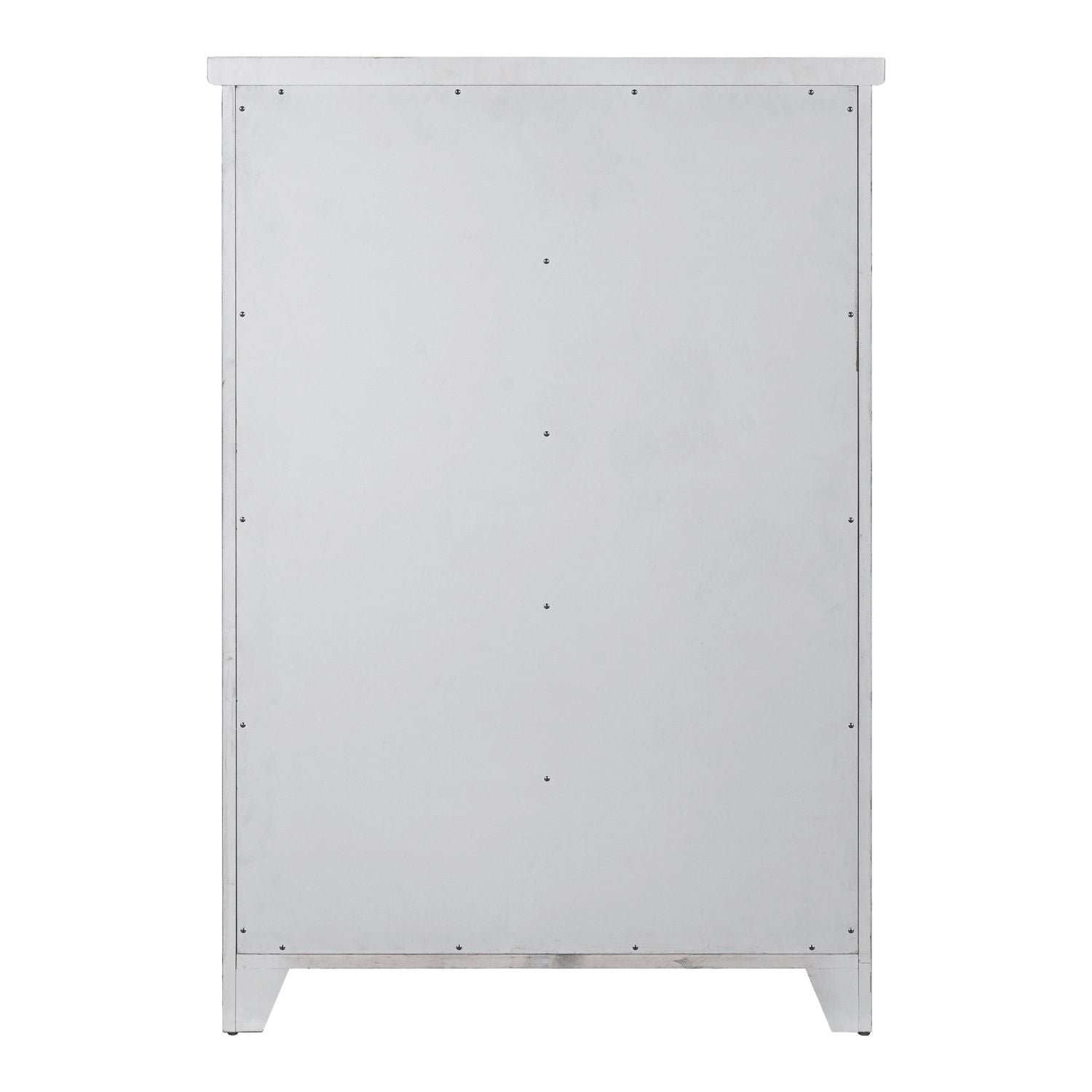 Backroads Drawer Chest in Weathered White/Parchment Brown - Luxury Home Furniture (MI)