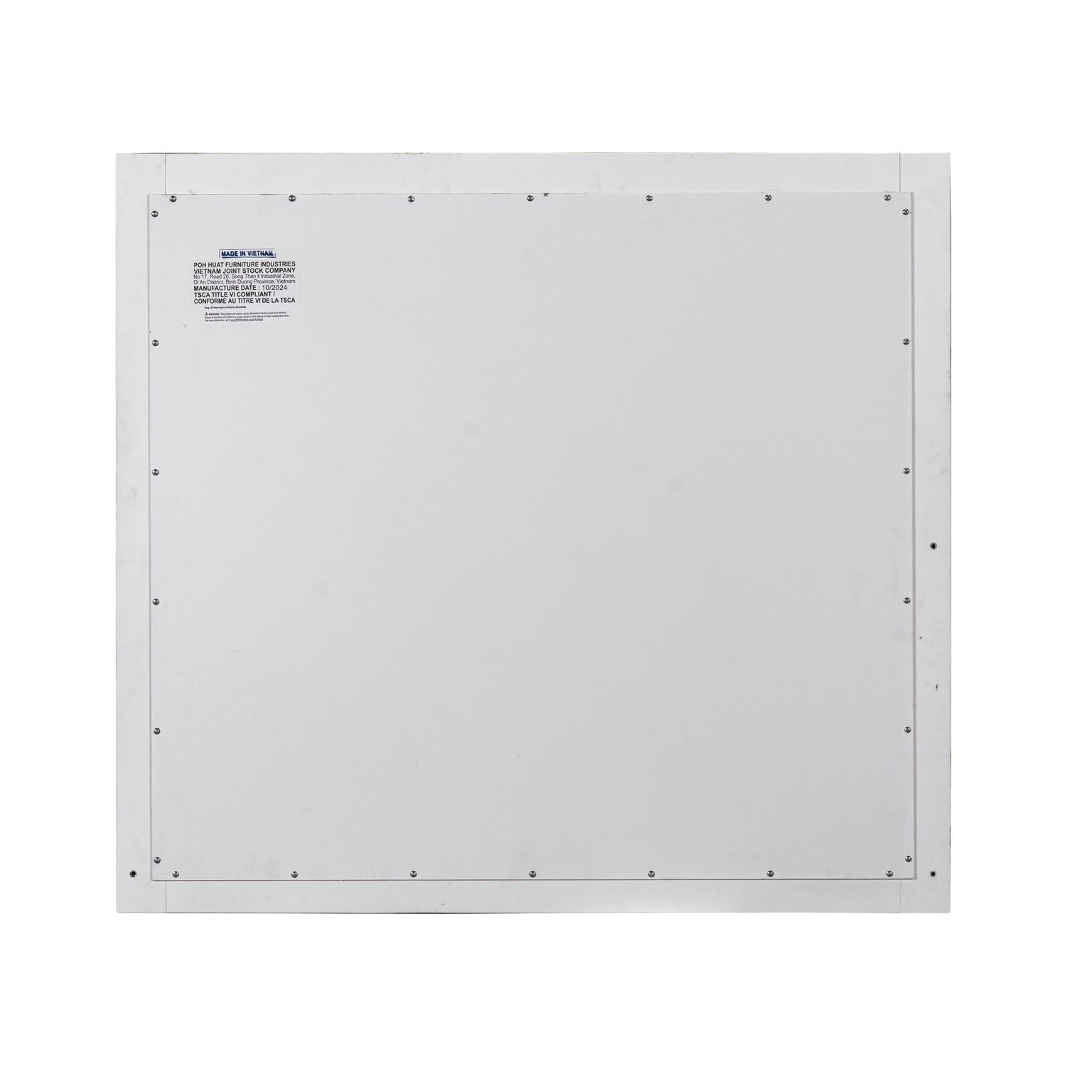 Backroads Landscape Mirror in Weathered White/Parchment Brown - Luxury Home Furniture (MI)