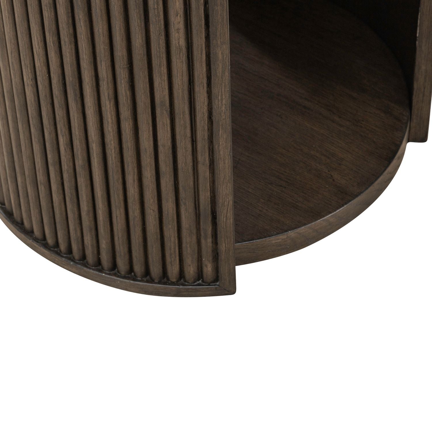 City View Round End Table in Coffee Bean - Luxury Home Furniture (MI)