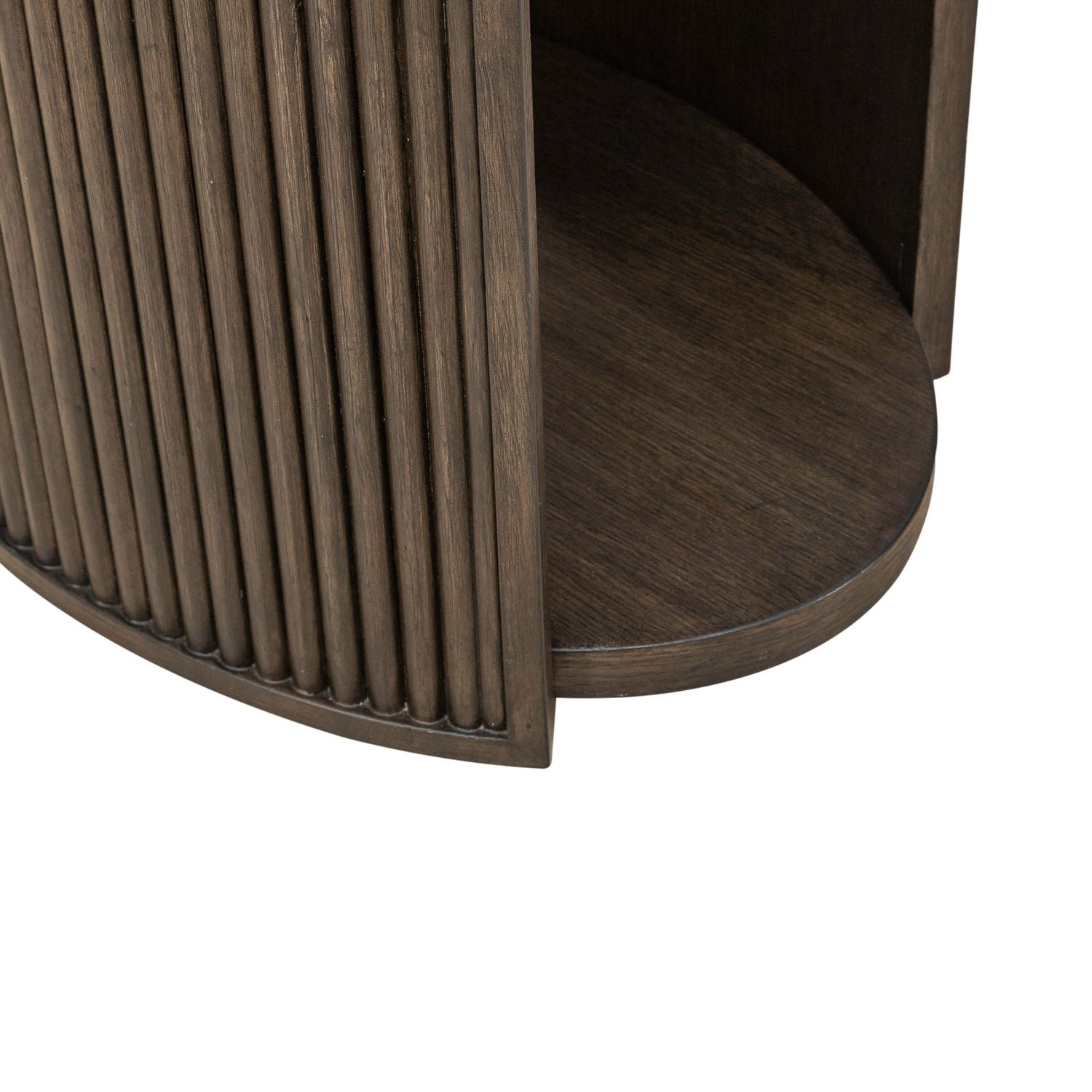 City View Chairside Table in Coffee Bean - Luxury Home Furniture (MI)