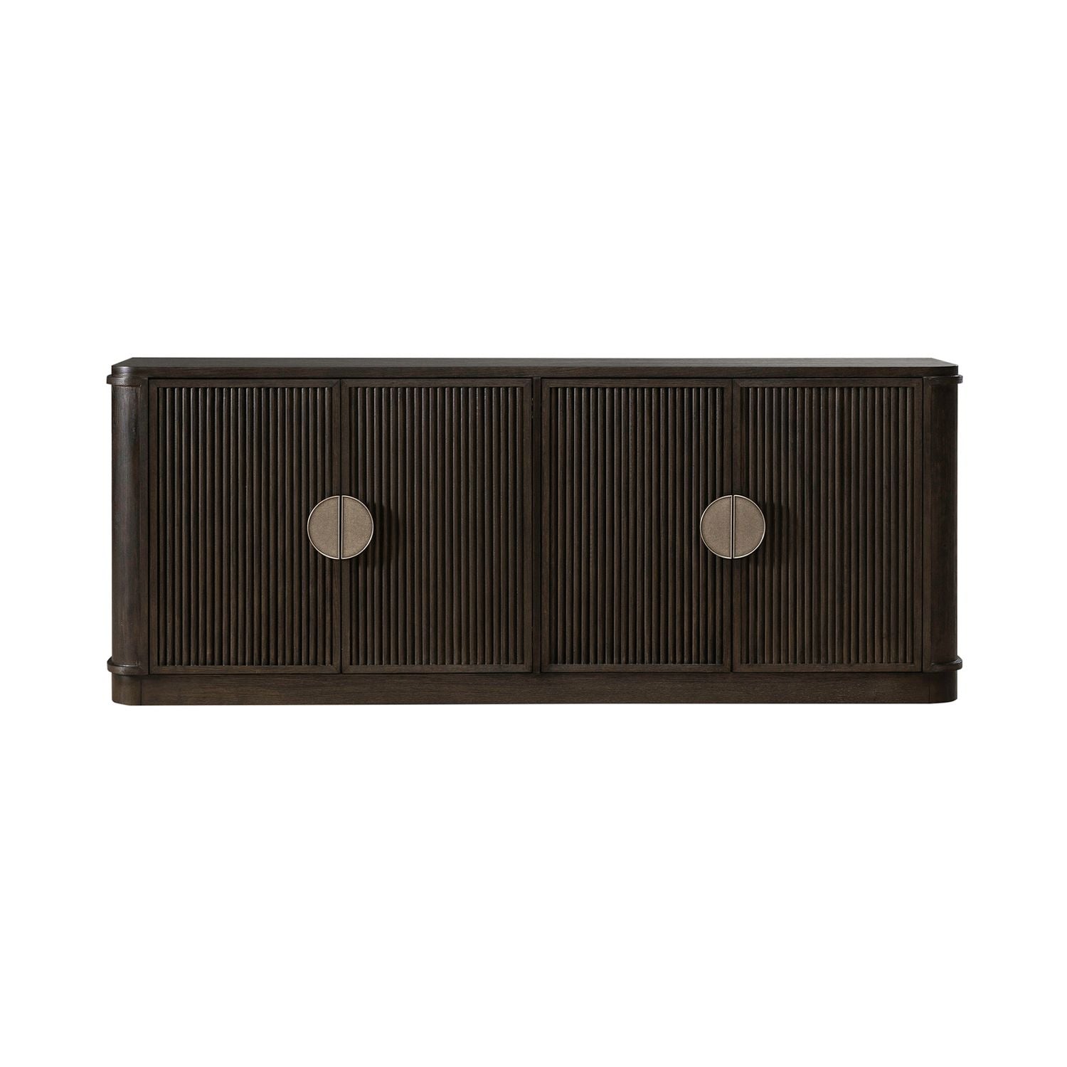 City View 82 Inch TV Console in Coffee Bean - Luxury Home Furniture (MI)